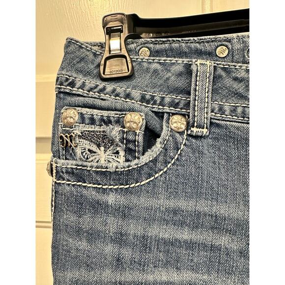 Miss Me Blue Straight Leg Jeans - Picture 3 of 8